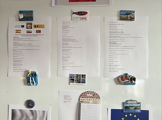 Polska Lębork - Erasmus+ w SLO, goście z Hiszpanii i Portugalii
