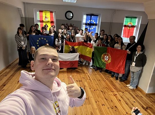 Polska Lębork - Erasmus+ w SLO, goście z Hiszpanii i Portugalii