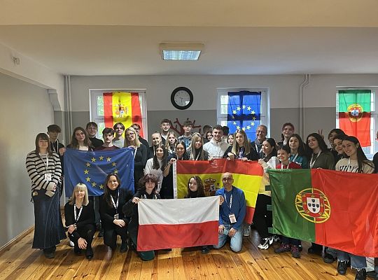 Polska Lębork - Erasmus+ w SLO, goście z Hiszpanii i Portugalii